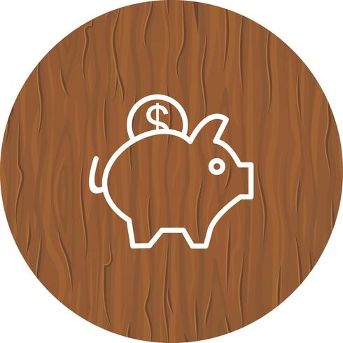 Piggy Bank pictogram ontwerp vector