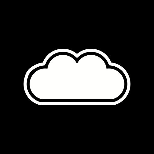 Cloud pictogram ontwerp vector