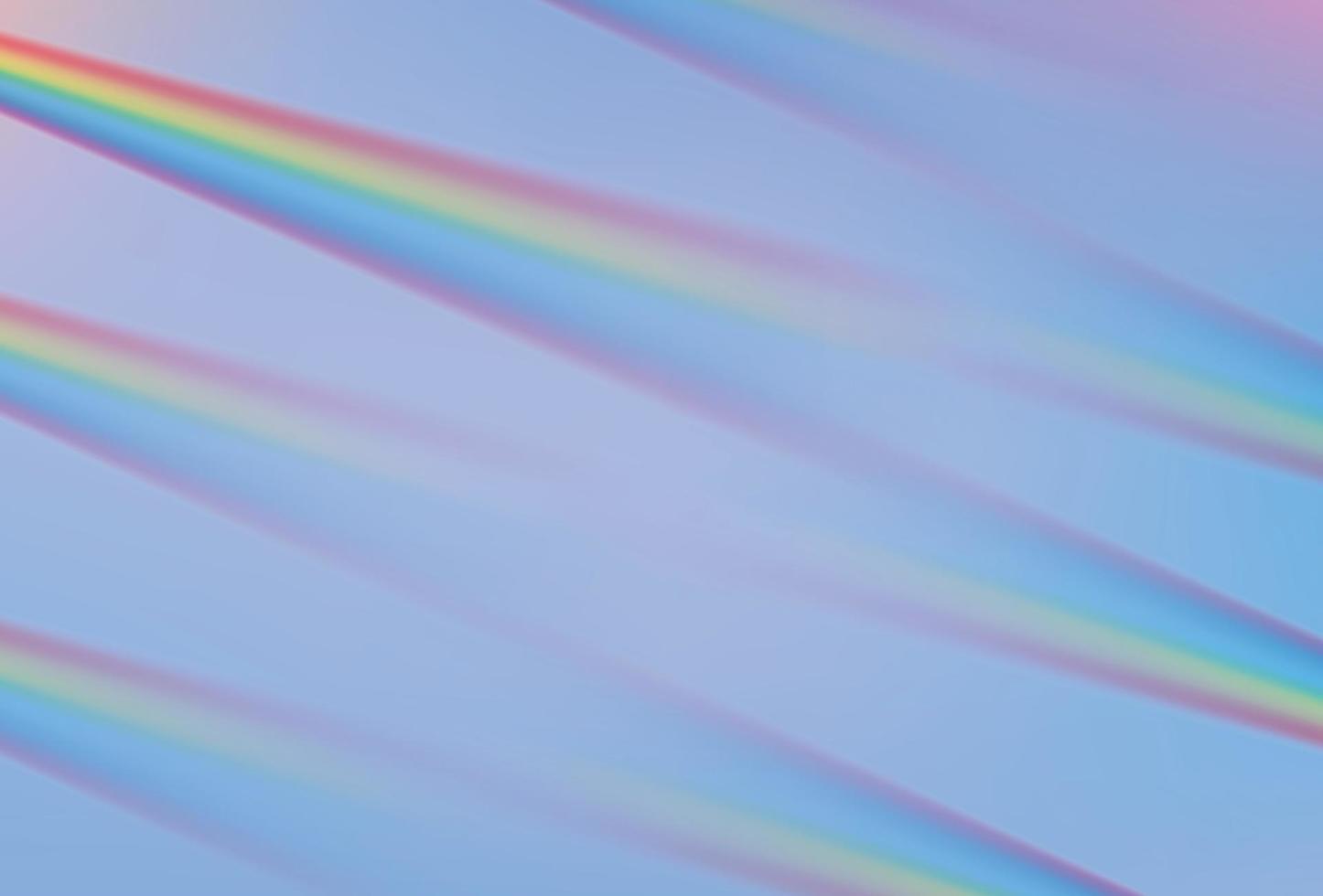 regenboog prisma lichtstralen holografische achtergrond. vector