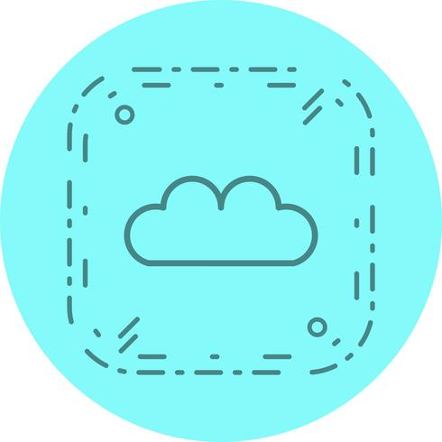 Cloud pictogram ontwerp vector