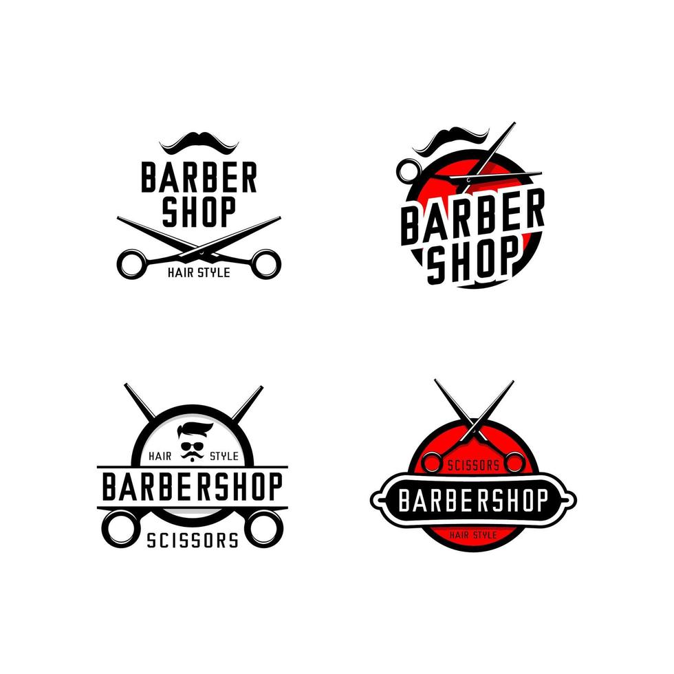 kapper logo vector, kapperszaak logo vector