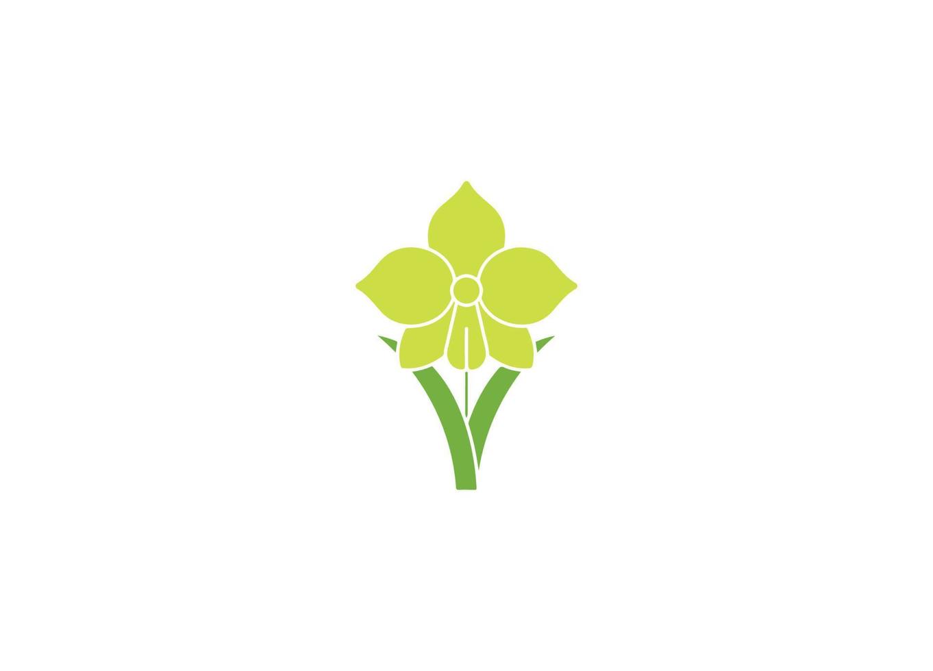 logo voor een bloem ontwerp vector pictogrammalplaatje