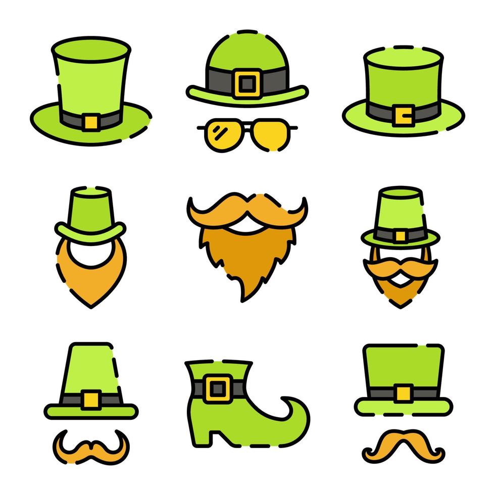 st patrick kabouter icoon vector