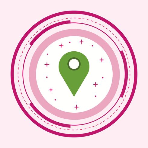 Locatie Icon Design vector