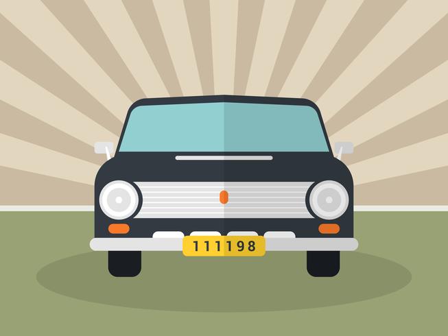 Retro auto vector