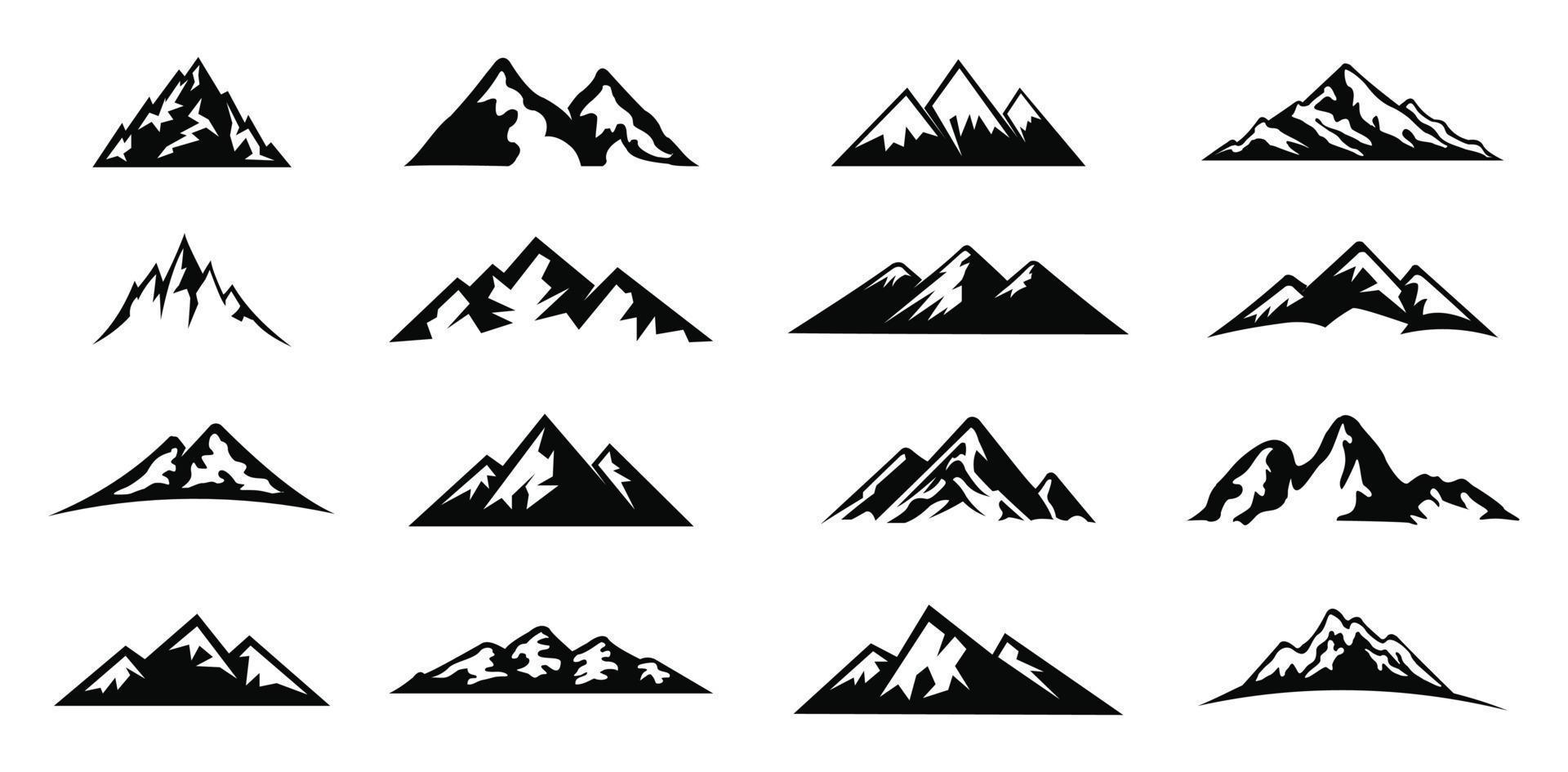 Mountain Finance Step-logo, Mountain-logo voor industriële levering; vector