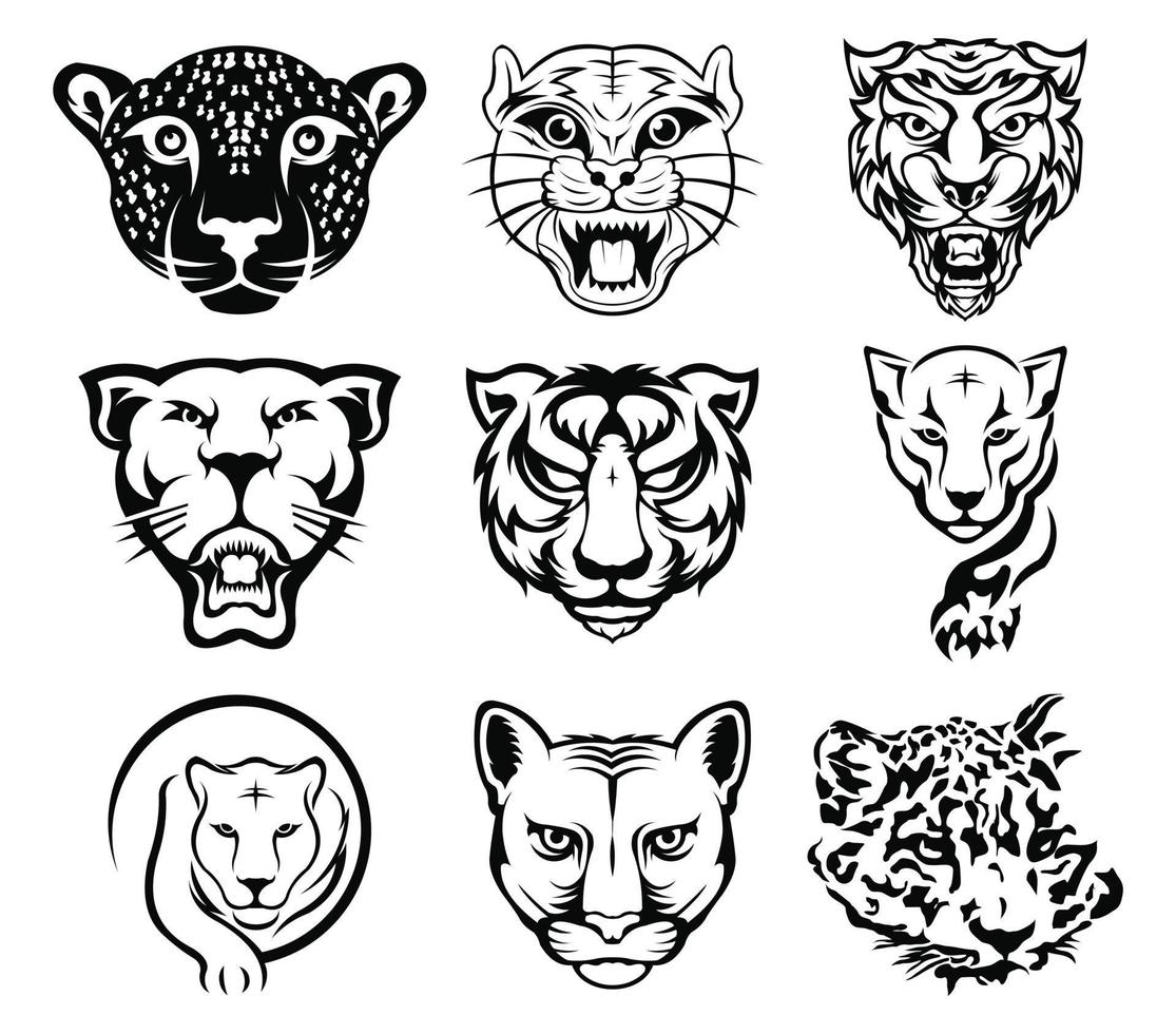 boze tijger hoofd, vectorillustratie voor gebruik als print, poster, sticker, logo, tatoeage, embleem en andere, Bengaalse tijger sport mascotte logo, tijger mascotte, boos tijger gezicht vector