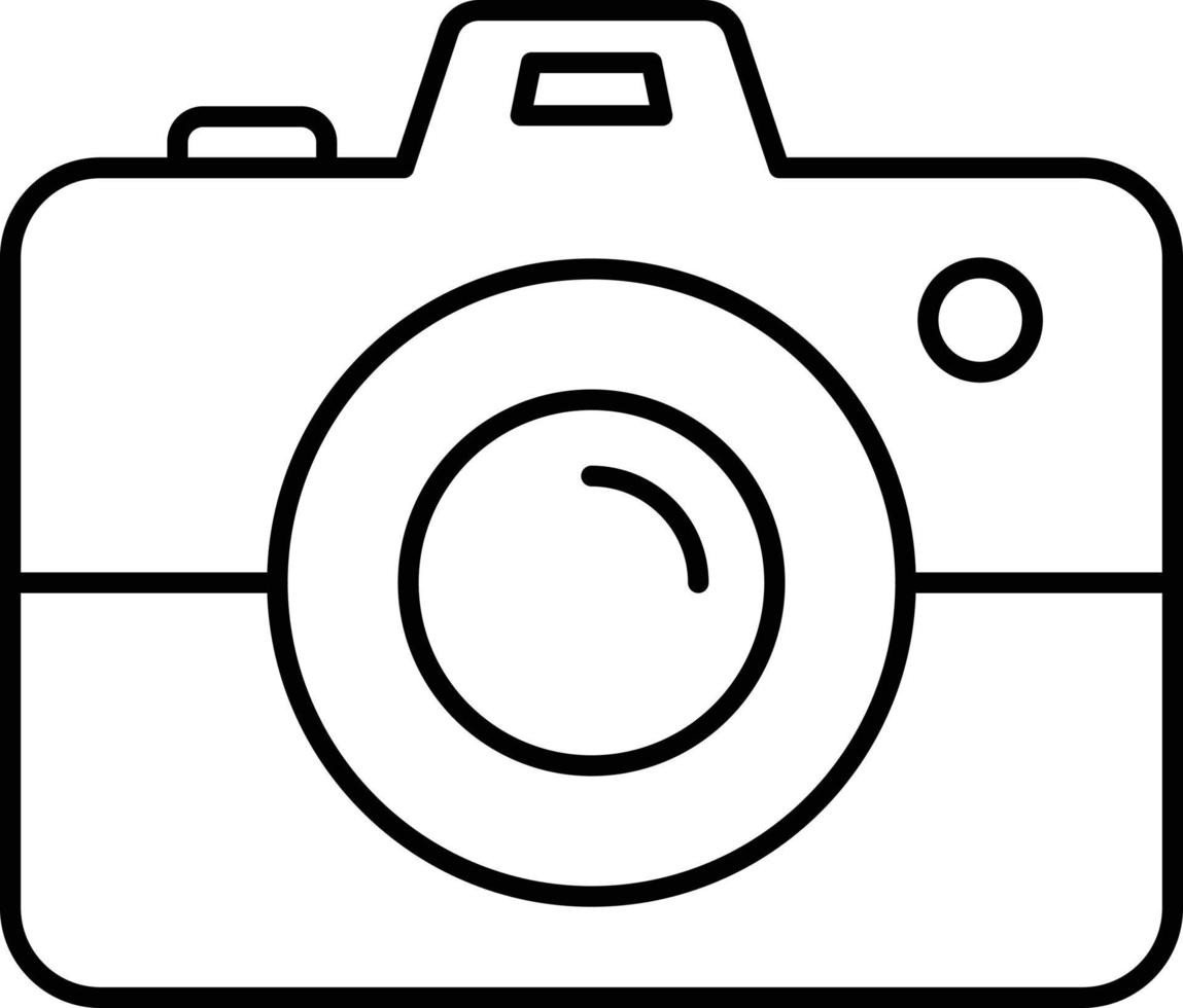 camerapictogramstijl vector