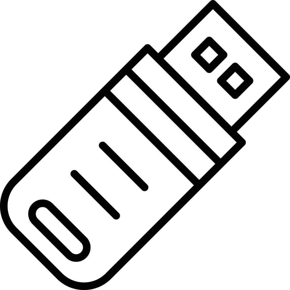 usb-pictogramstijl vector