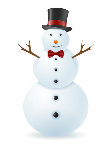 sneeuwpop vector illustratie