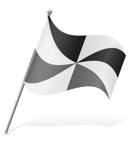 vlag van Ceuta vectorillustratie vector