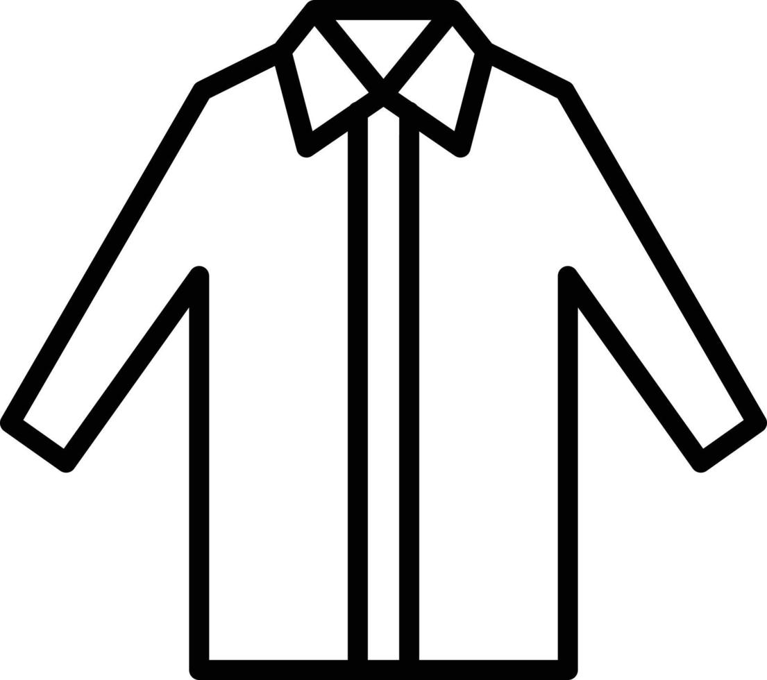 jurk overhemd pictogramstijl vector