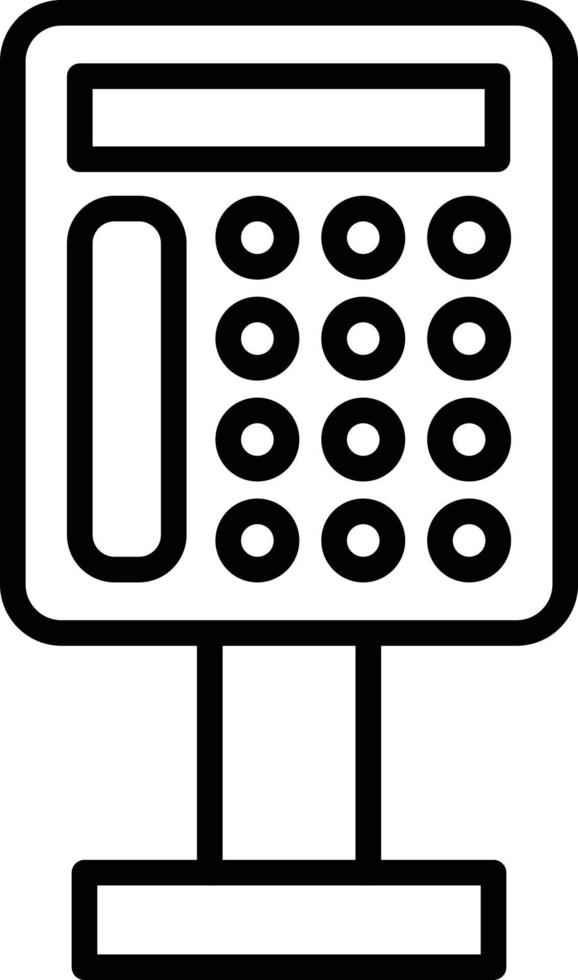 telefoonpictogram stijl vector