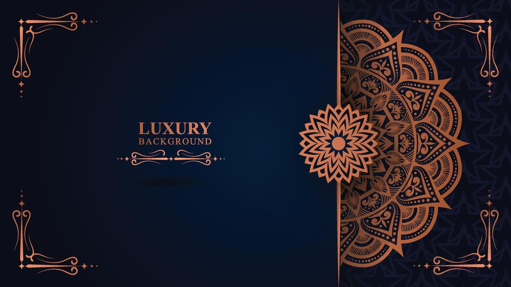 luxe bloemmotief textuur en traditionele Arabische mandala concept, gebruik voor islamitische ramadan banner ontwerp, visitekaartje wenskaart. vector