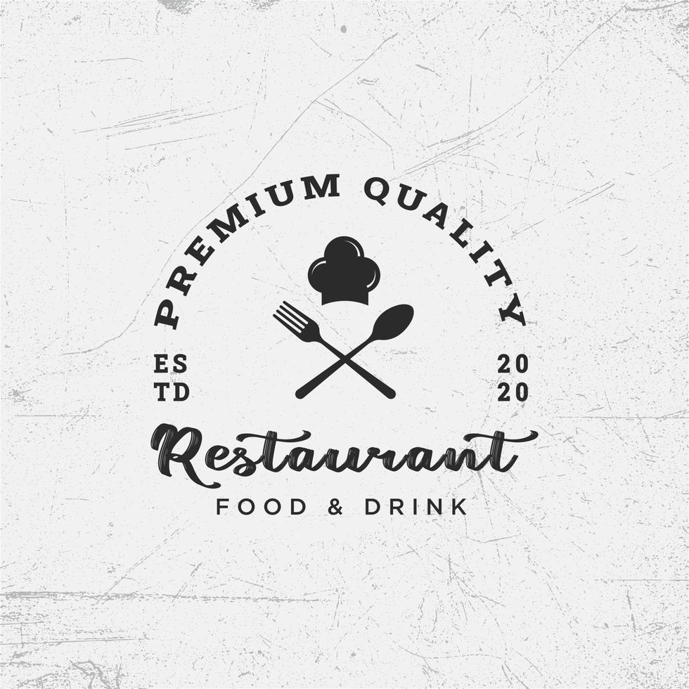 moderne restaurant logo ontwerpsjabloon collectie vector