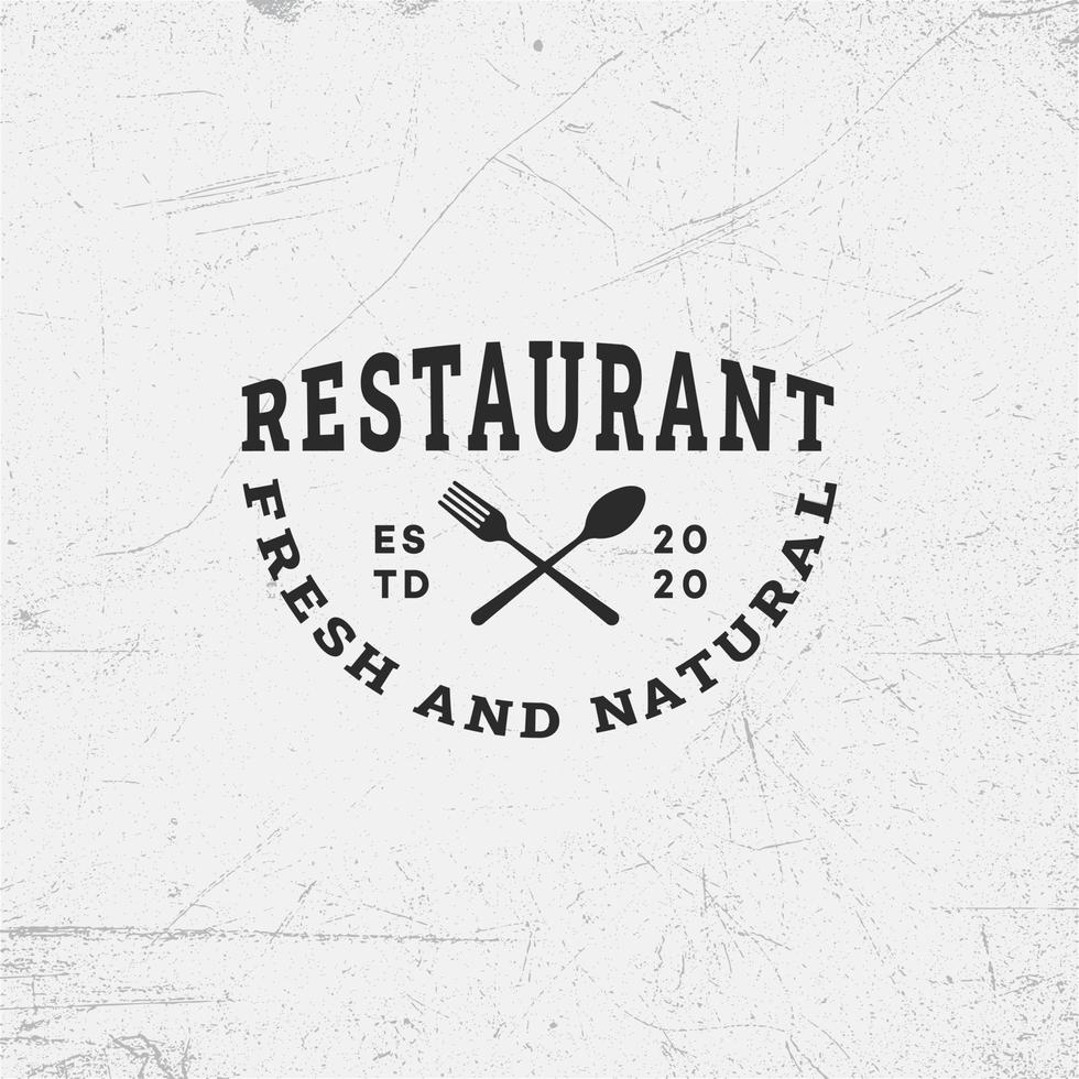 moderne restaurant logo ontwerpsjabloon collectie vector