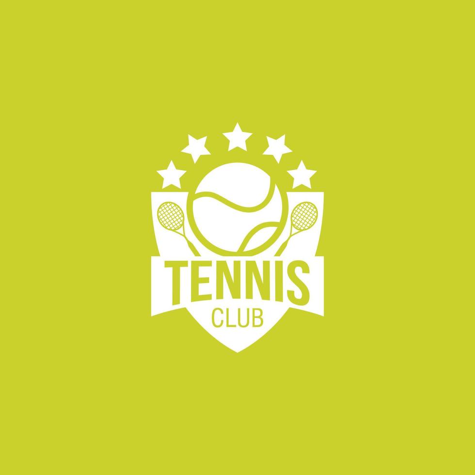 tennis logo ontwerp vector