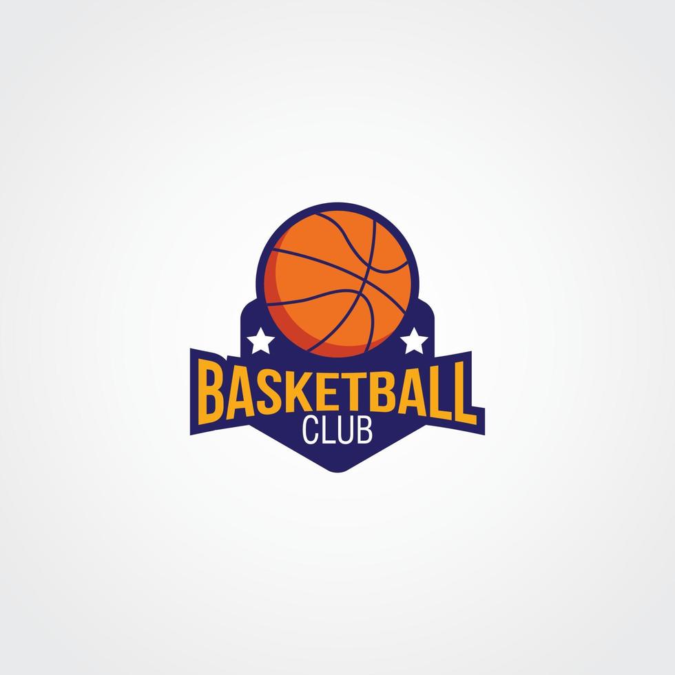 basketbal logo ontwerp vector. geschikt voor uw basketbalteamlogo vector