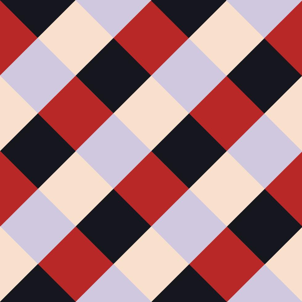rood violet schaakbord diamant achtergrond vector
