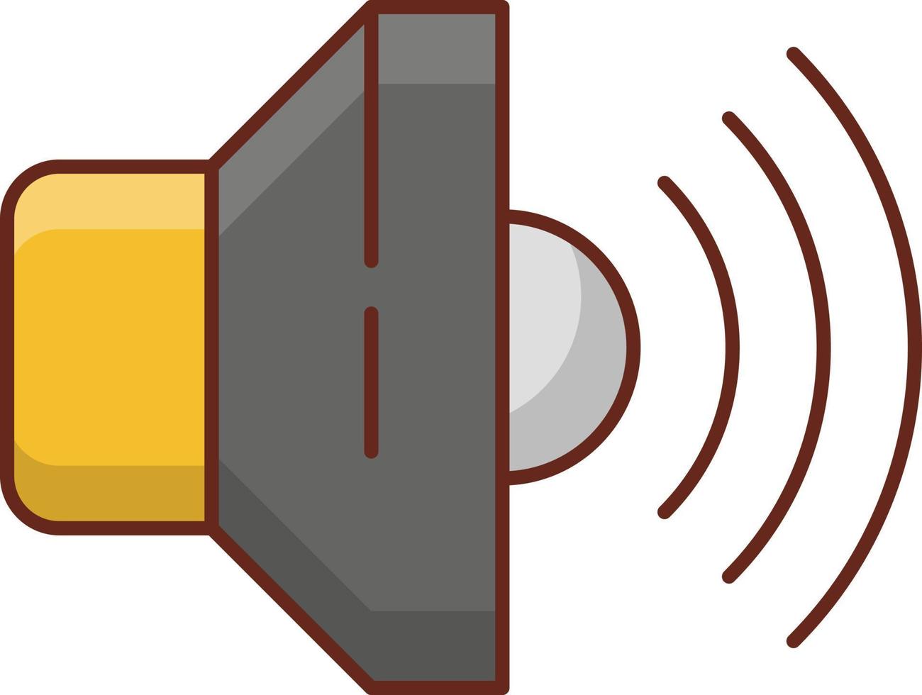 geluid vectorillustratie op een transparante achtergrond. premium kwaliteit symbolen. vector lijn egale kleur pictogram voor concept en grafisch ontwerp.