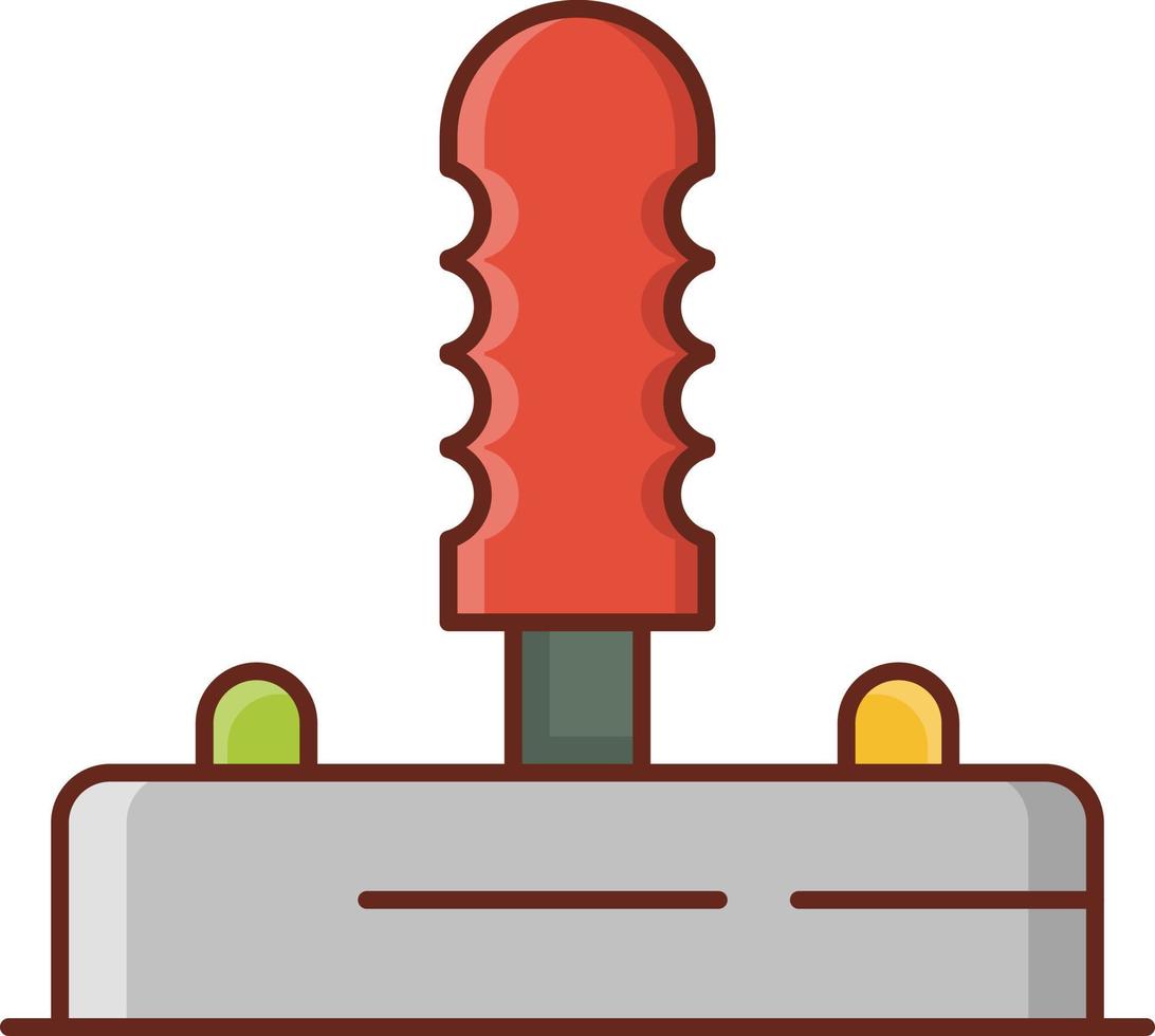 joystick vectorillustratie op een transparante achtergrond. premium kwaliteit symbolen. vector lijn egale kleur pictogram voor concept en grafisch ontwerp.