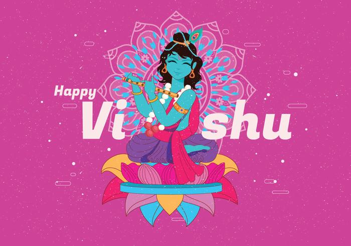 festival vishu vector