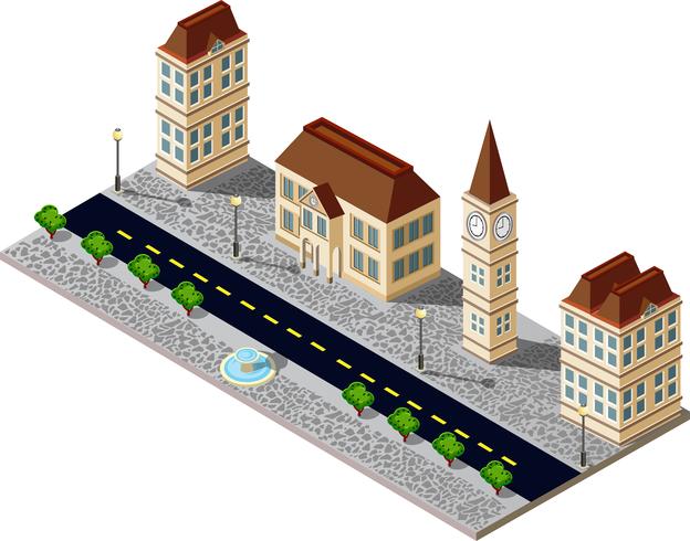 Oude stad vector