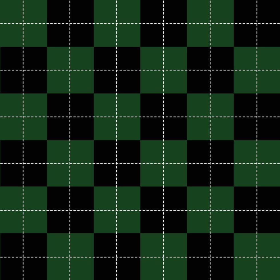 groen zwart wit schaakbord achtergrond vector