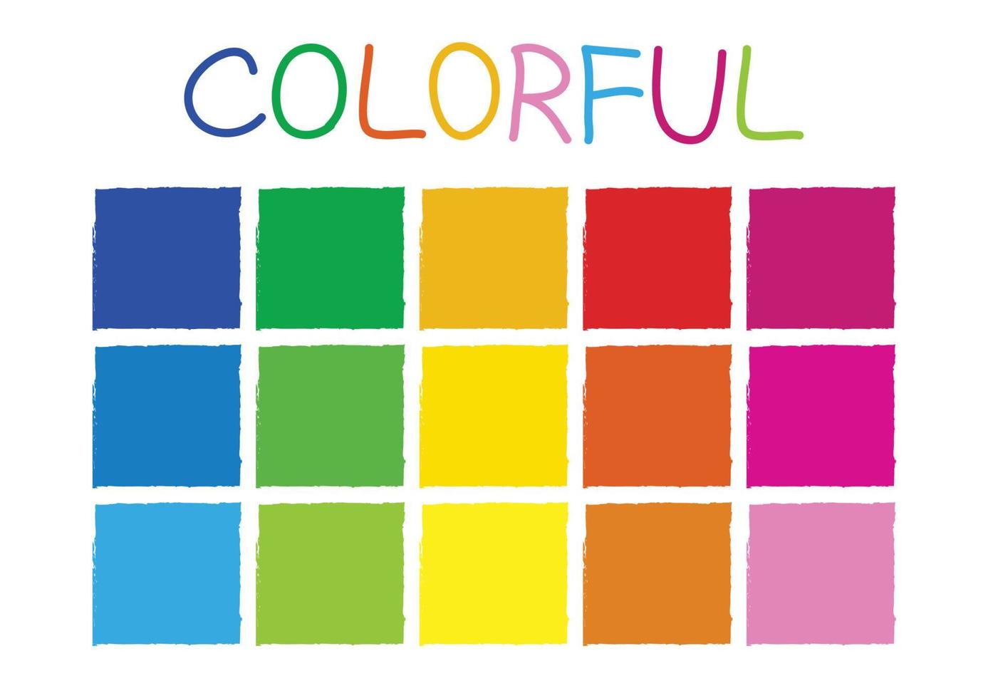 kleurrijke kleurtoon vector
