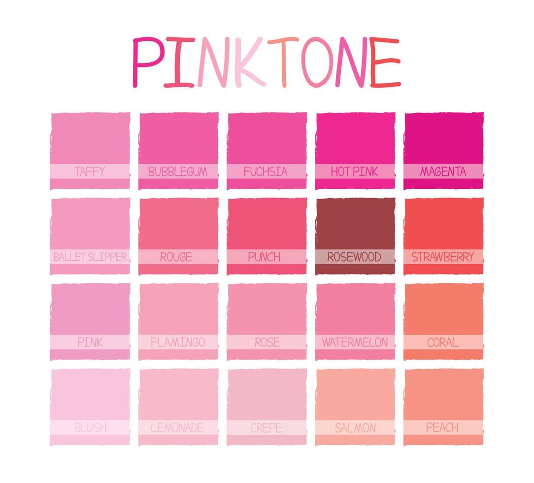 pinktone kleurtoon vector