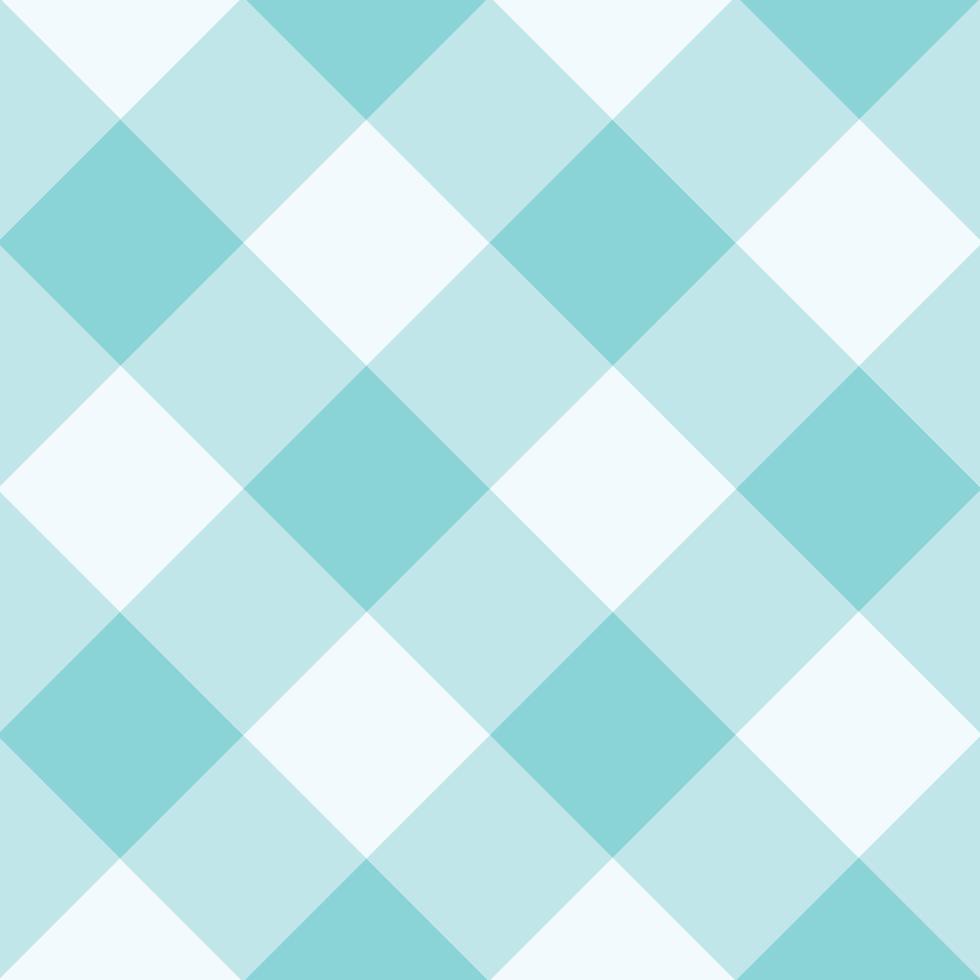 limpet shell blauw witte diamant schaakbord achtergrond vector