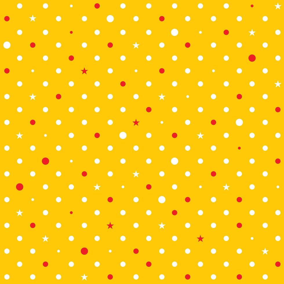 geel gouden polka dot achtergrond vector