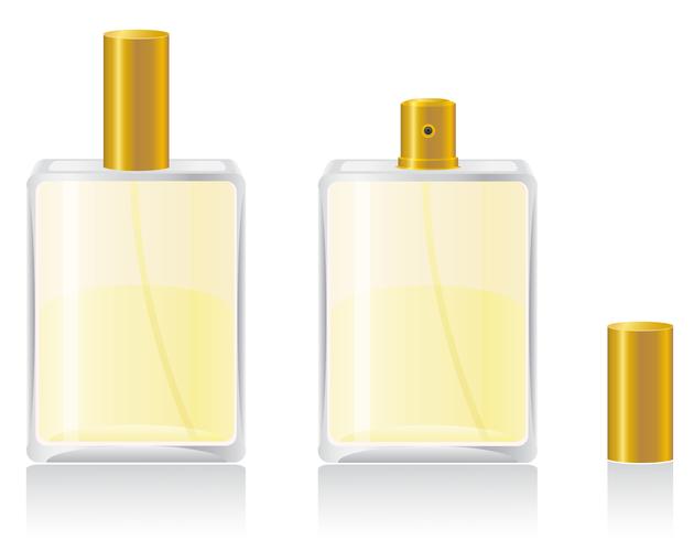 parfums in fles vectorillustratie vector