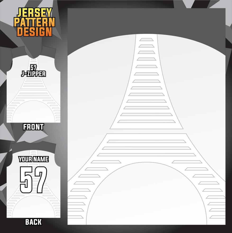 jersey ontwerp vector abstracte patroon sjabloon display voor- en achterkant voor voetbalteams, basketbal, fietsen, honkbal, volleybal, racen, enz.