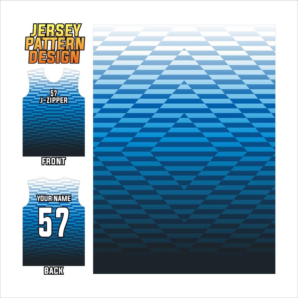 jersey ontwerp vector abstracte patroon sjabloon display voor- en achterkant voor voetbalteams, basketbal, fietsen, honkbal, volleybal, racen, enz
