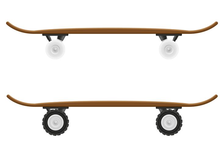 skateboard vectorillustratie vector
