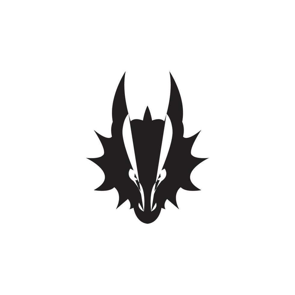 draak vectorillustratie pictogram vector