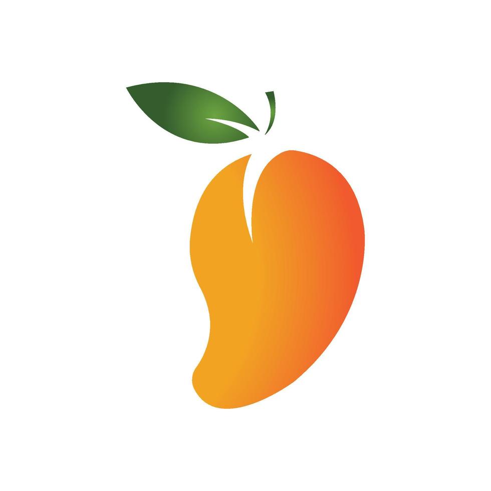 mango fruit vector pictogram illustratie ontwerp