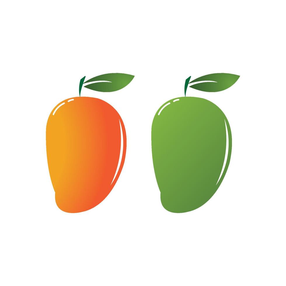 mango fruit vector pictogram illustratie ontwerp