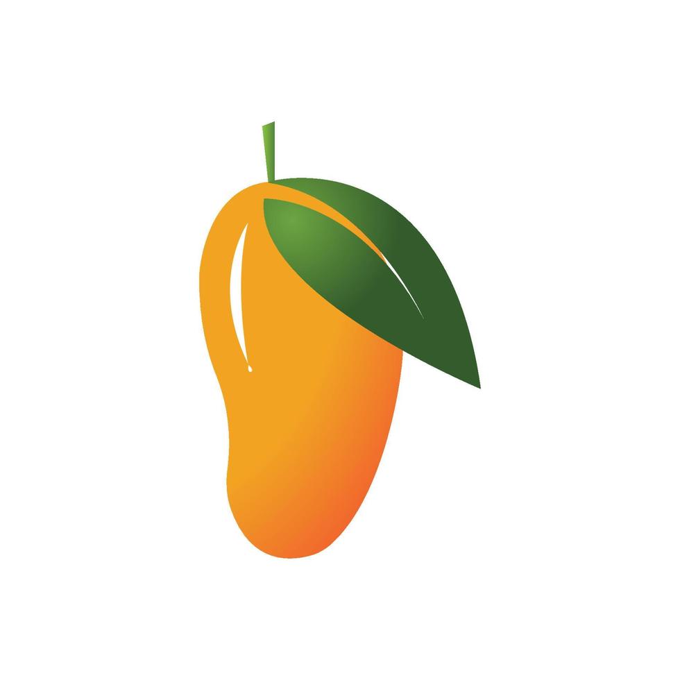 mango fruit vector pictogram illustratie ontwerp