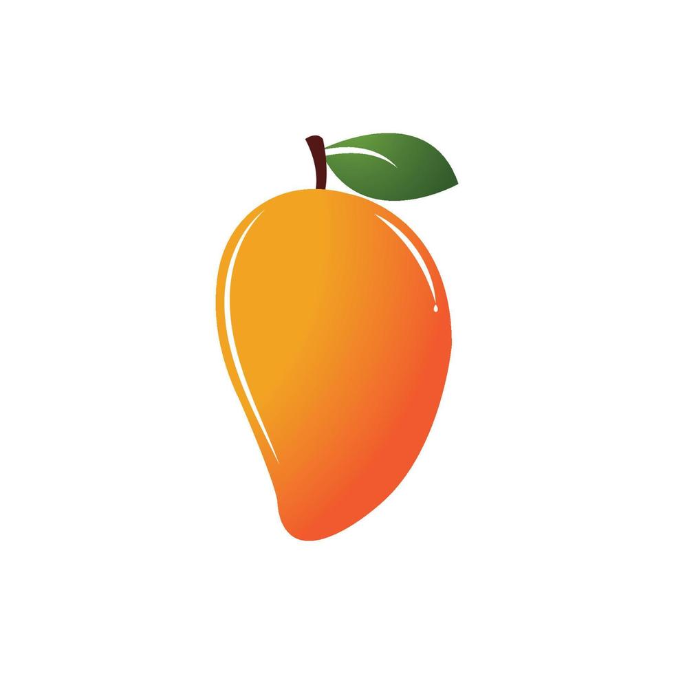 mango fruit vector pictogram illustratie ontwerp