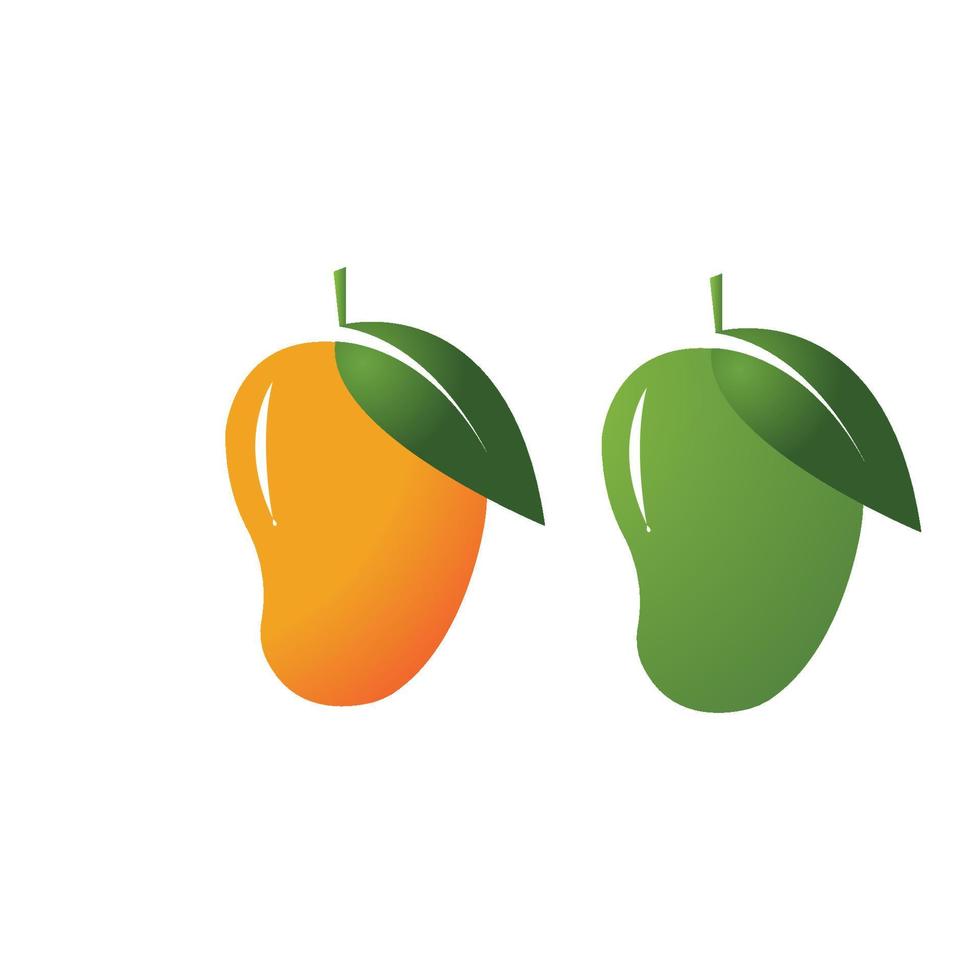 mango fruit vector pictogram illustratie ontwerp