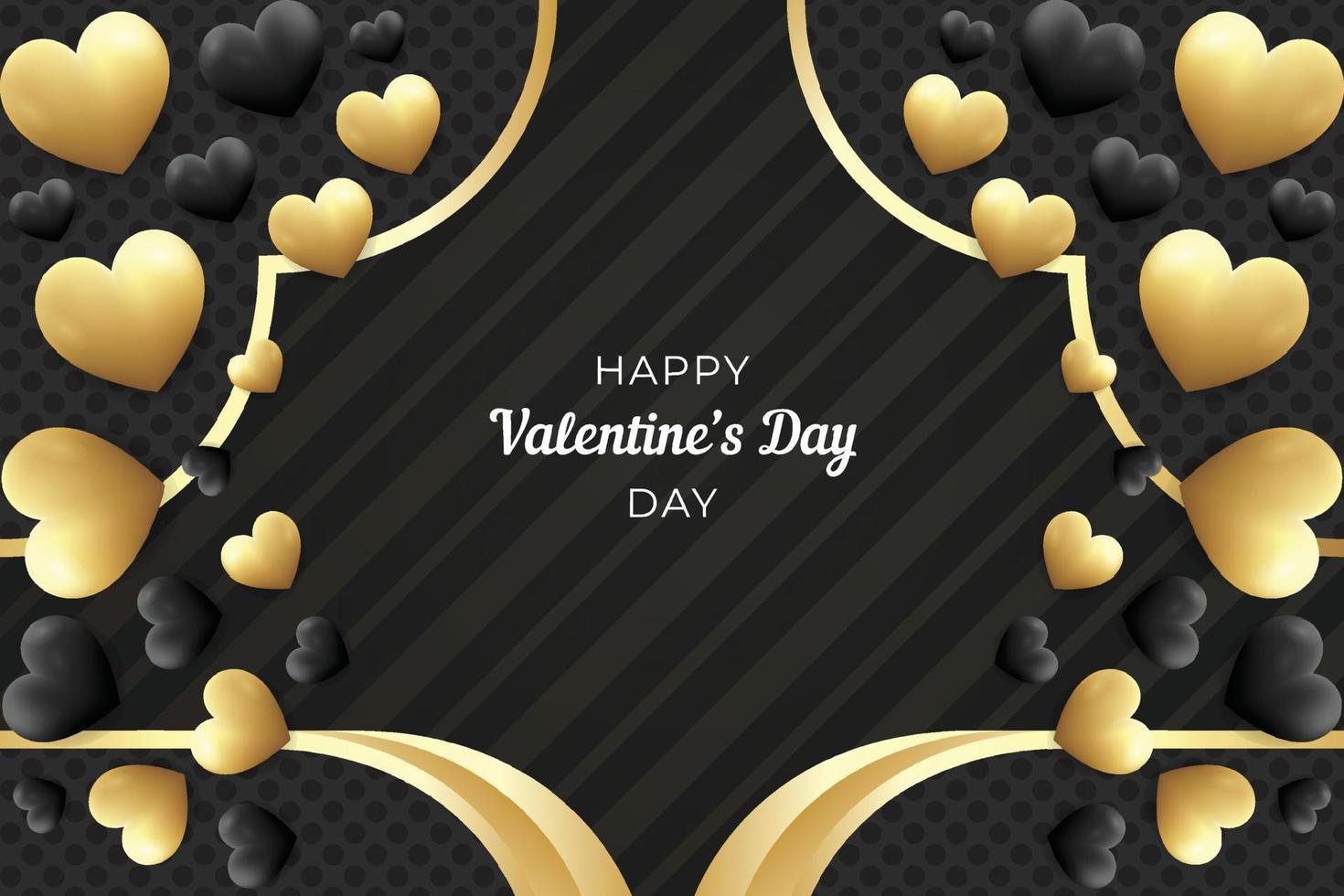 realistische Valentijnsdag achtergrond met hartvorm vector