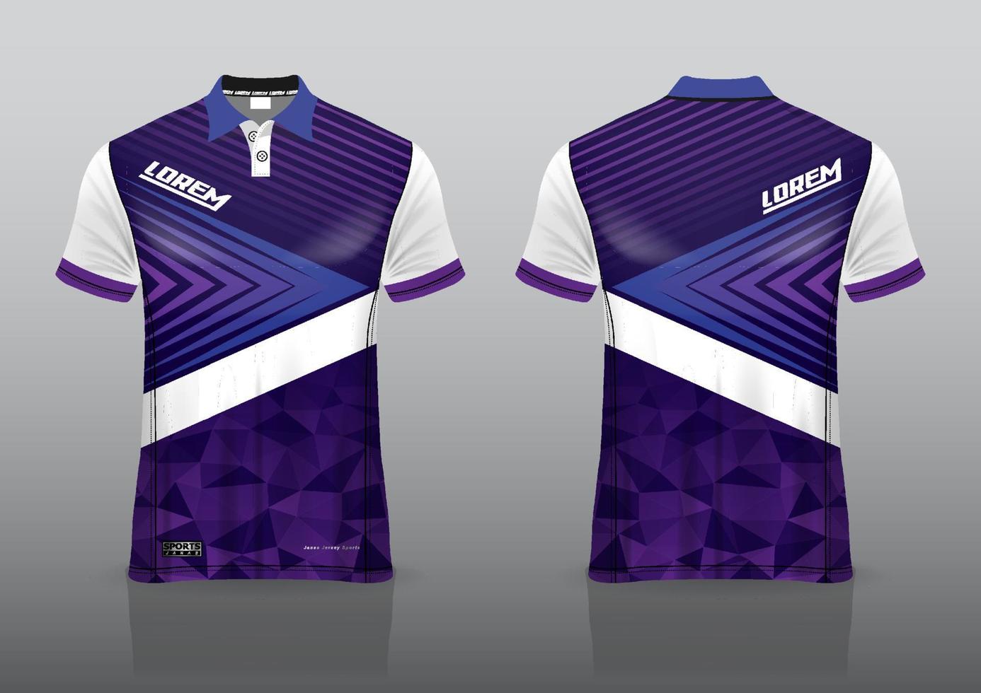 poloshirt uniform ontwerp voor buitensporten vector