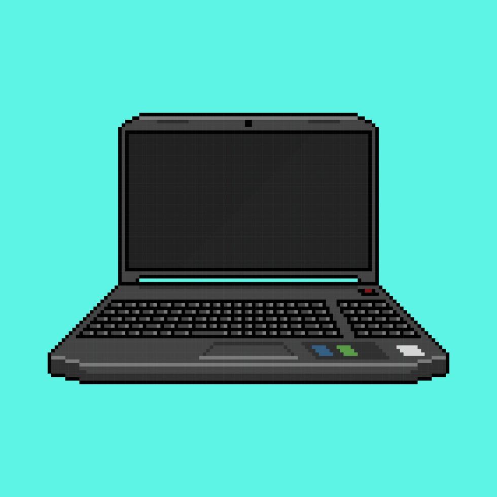 laptop pixelart vector