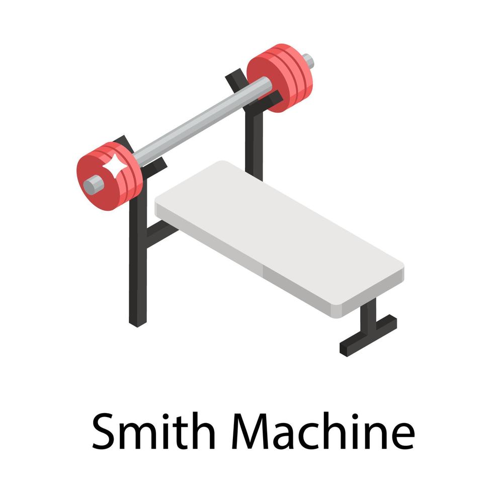 smith machine concepten vector