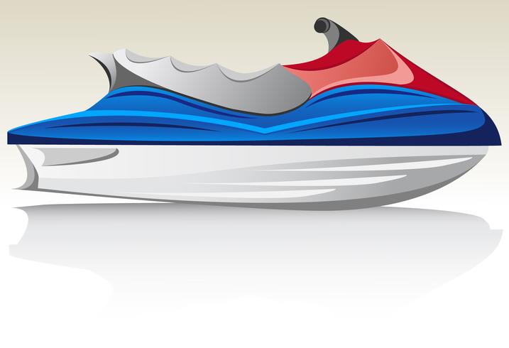 aquabike jetski vector