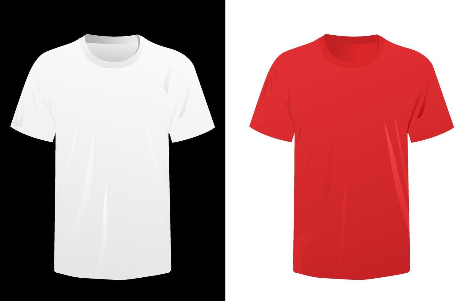 tshirt realistische vector mocku...