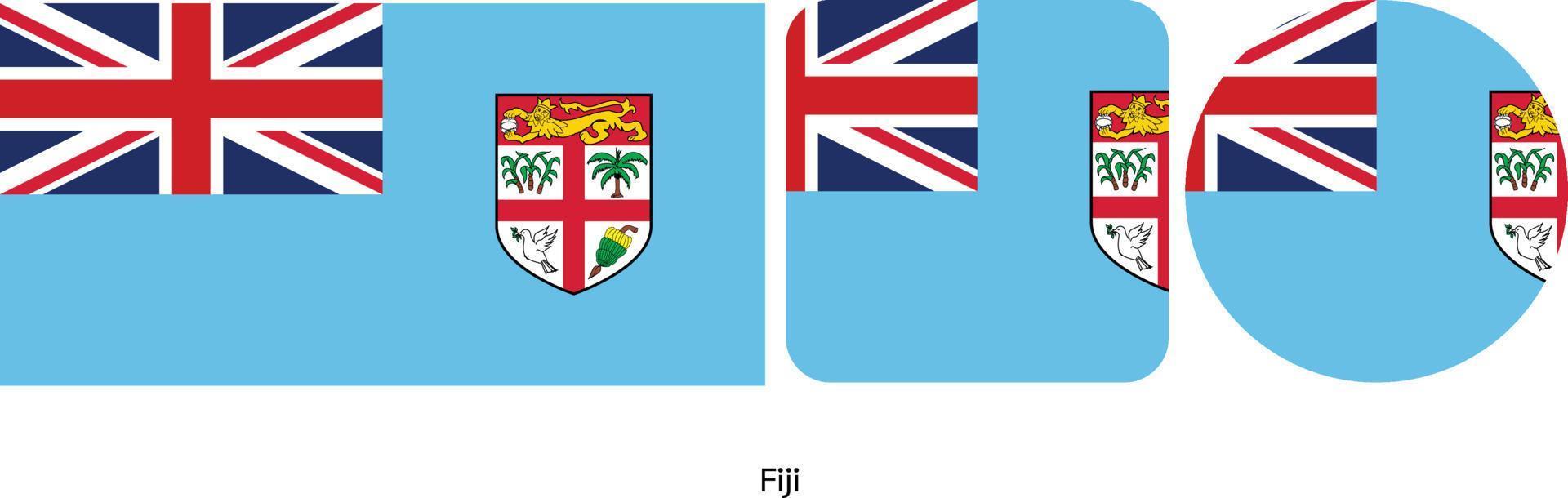 fili vlag, vectorillustratie vector