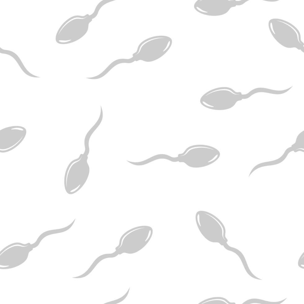 sperma naadloze patroon vectorillustratie geïsoleerd vector